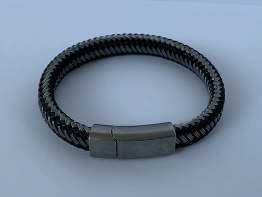 Braided Cyborg Steel Bracelet - moorganstern